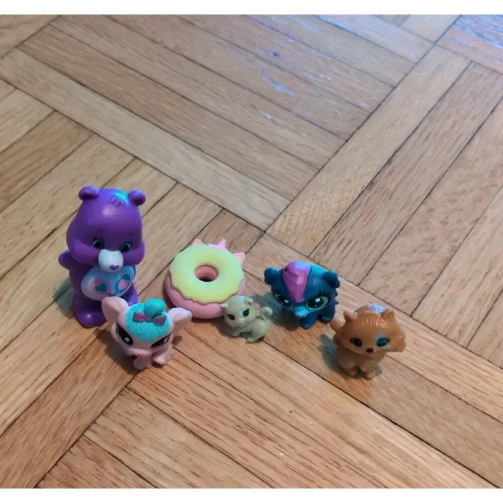 Littlest Pet Shop Magic Mixies Care Bare Tiko Belle Mozzarella Firgures Toy Lot